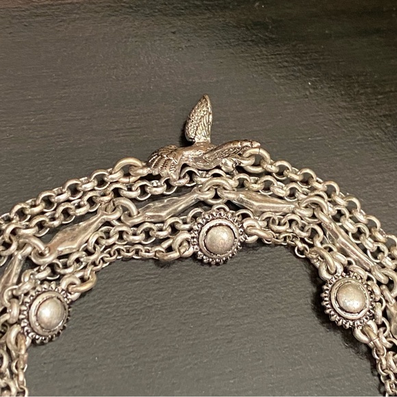 LUCKY BRAND Silver Hummingbird Multi Chain Bracelet - Picture 6 of 13